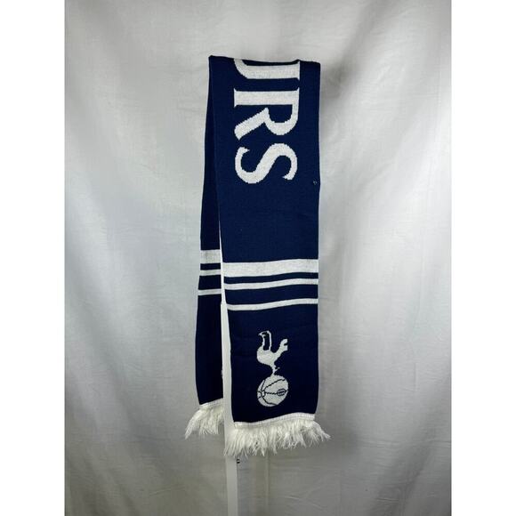Tottenham Hotspur Accessories - Tottenham Hotspur FC Soccer Futbol Scarf Blue White Adult